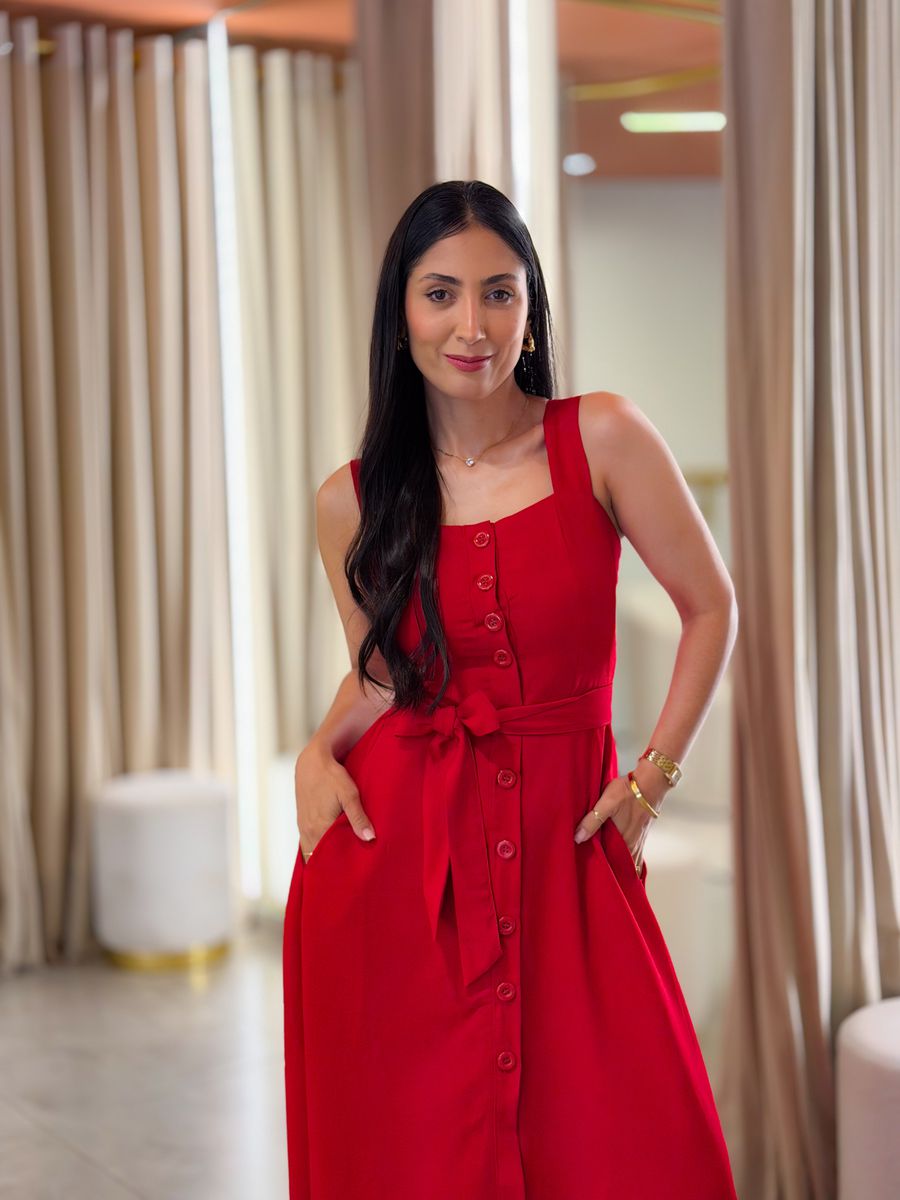 Vestido Ana Vermelho