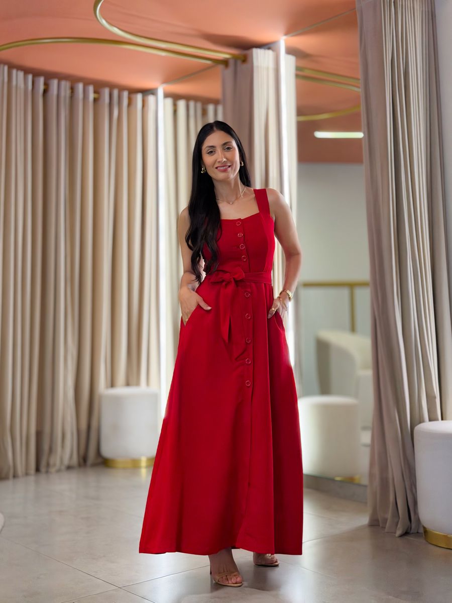 Vestido Ana Vermelho
