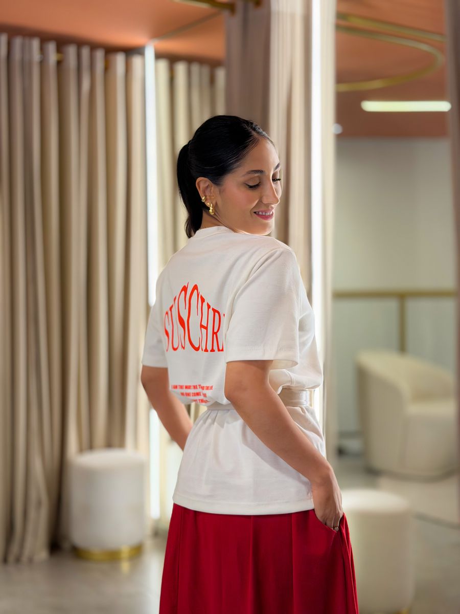 Camiseta Promessa João 14:6 Off White