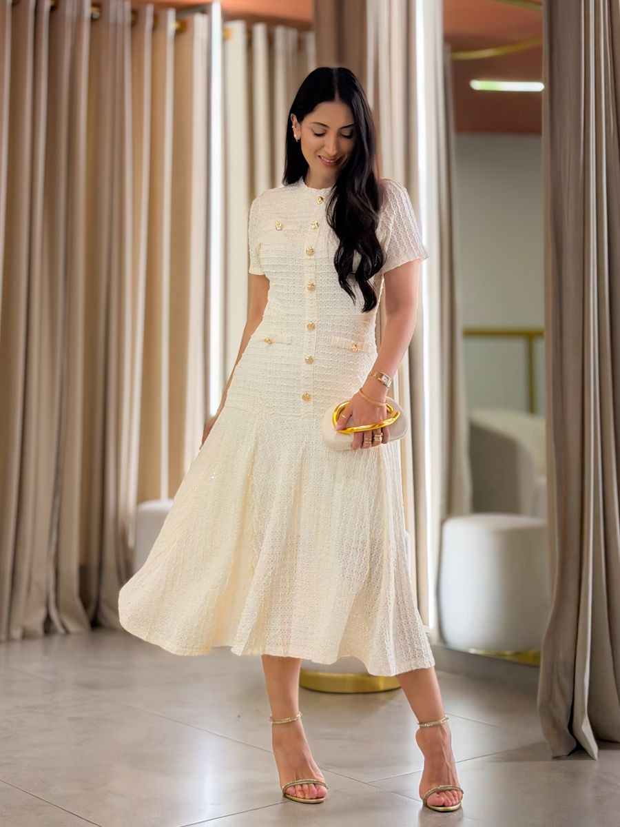 Vestido Elisabet Off White