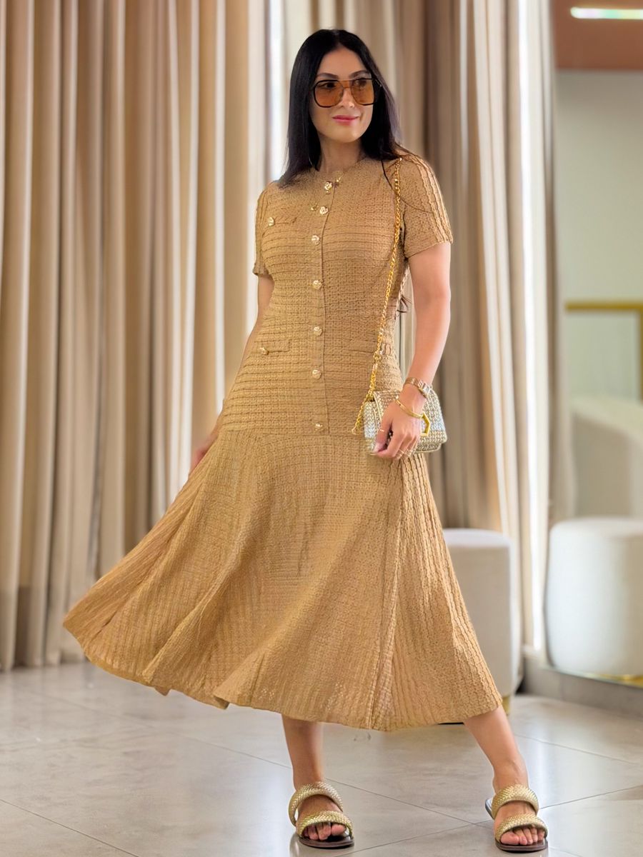 Vestido Elisabet Cappuccino