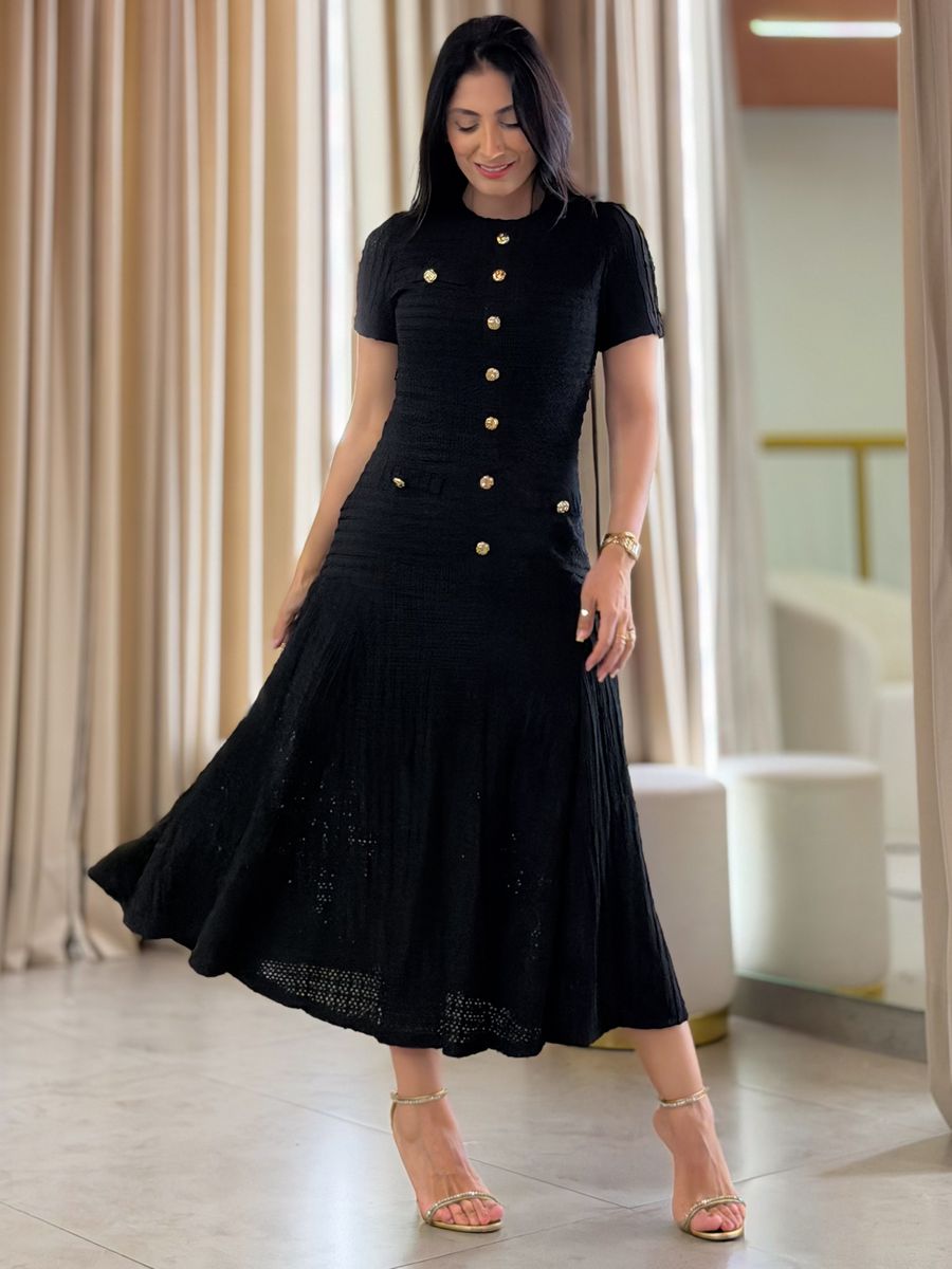 Vestido Elisabet Preto