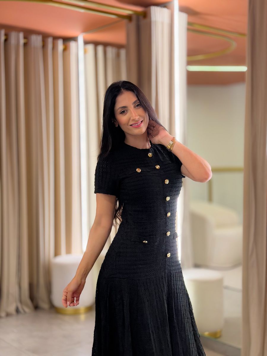 Vestido Elisabet Preto