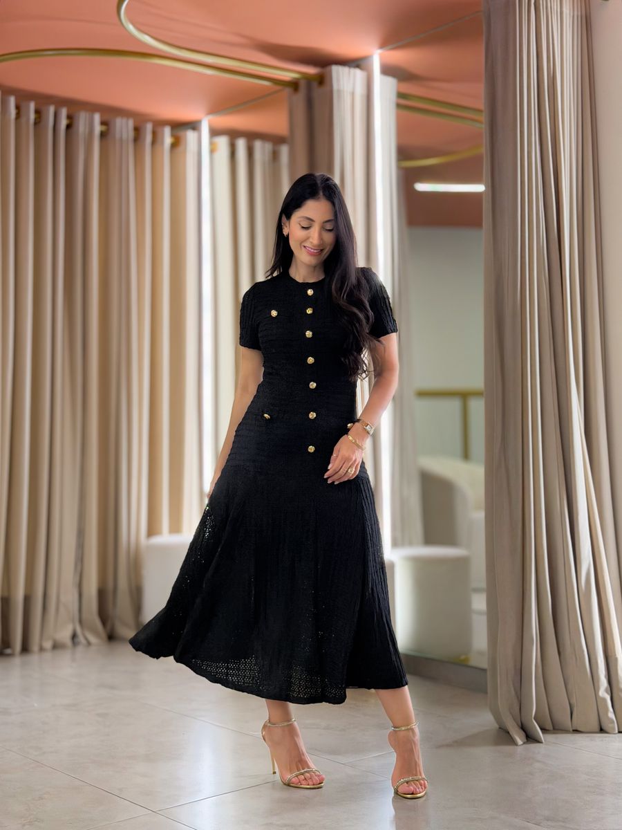 Vestido Elisabet Preto