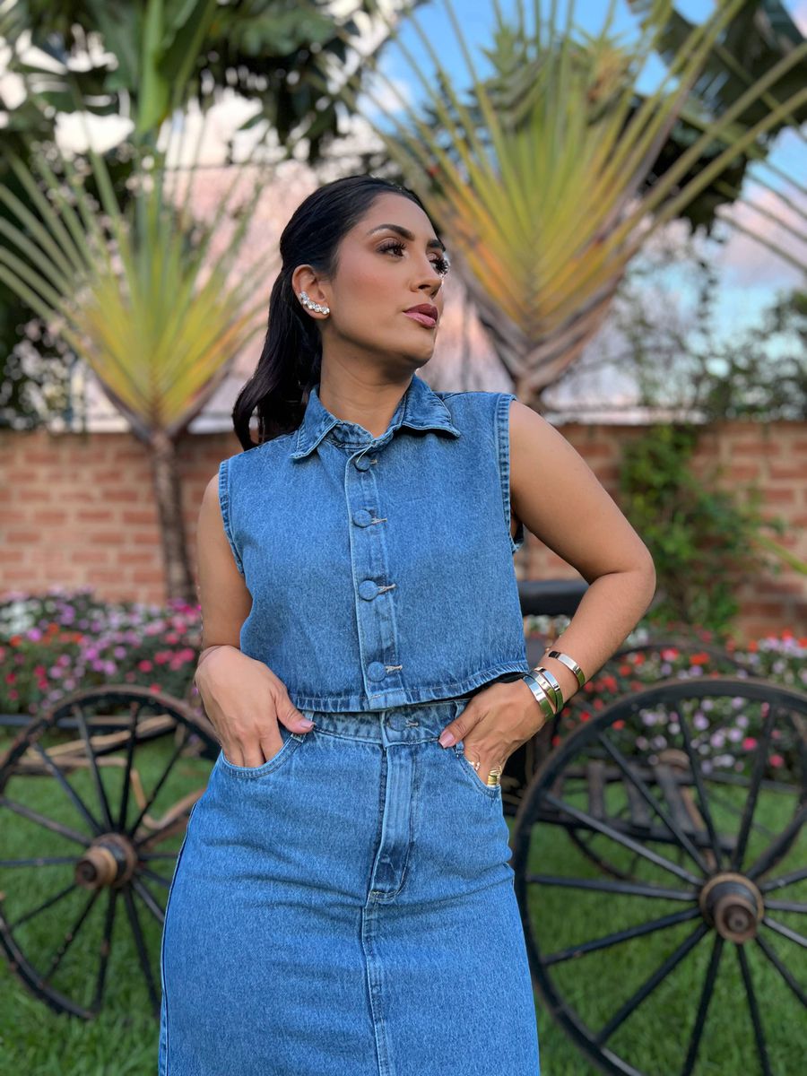 Colete Jeans Dani 