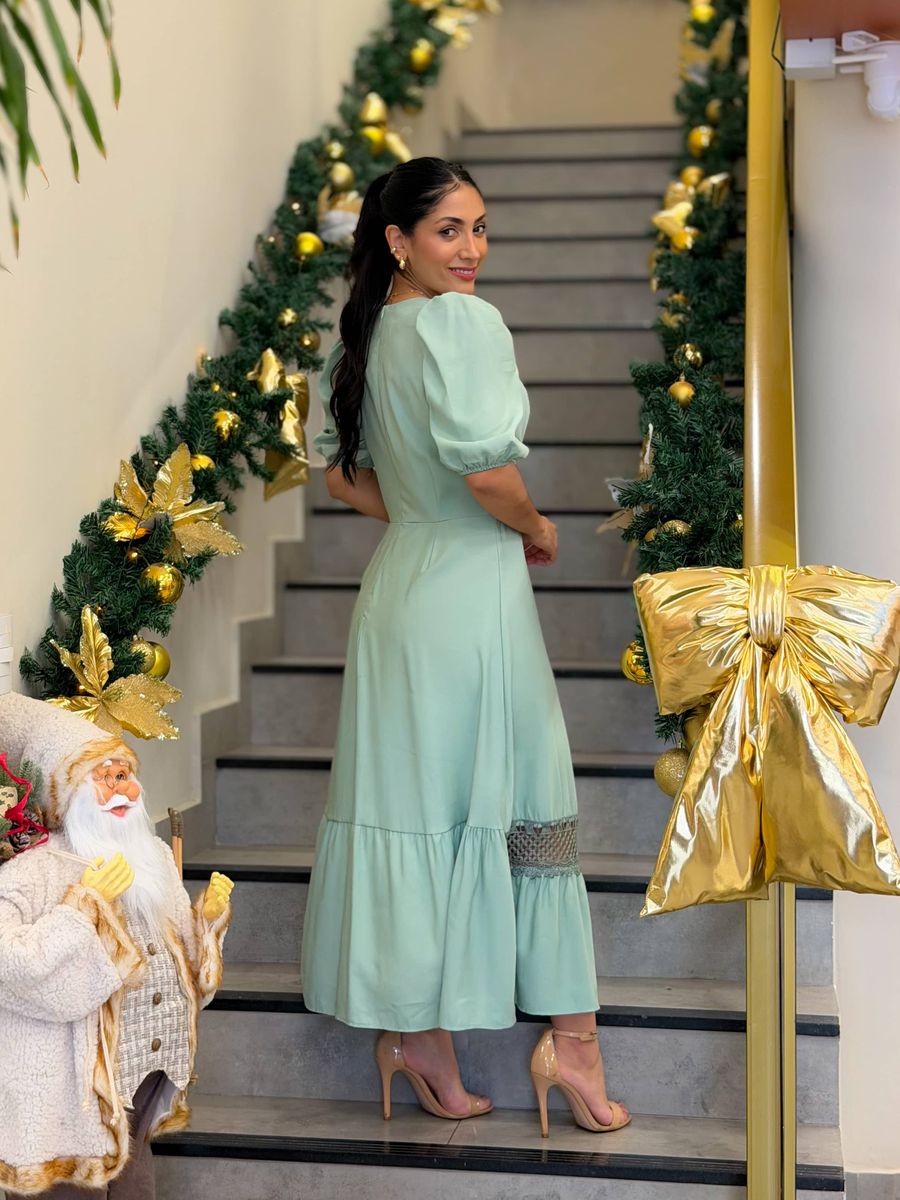 Vestido Betina Verde Oliva
