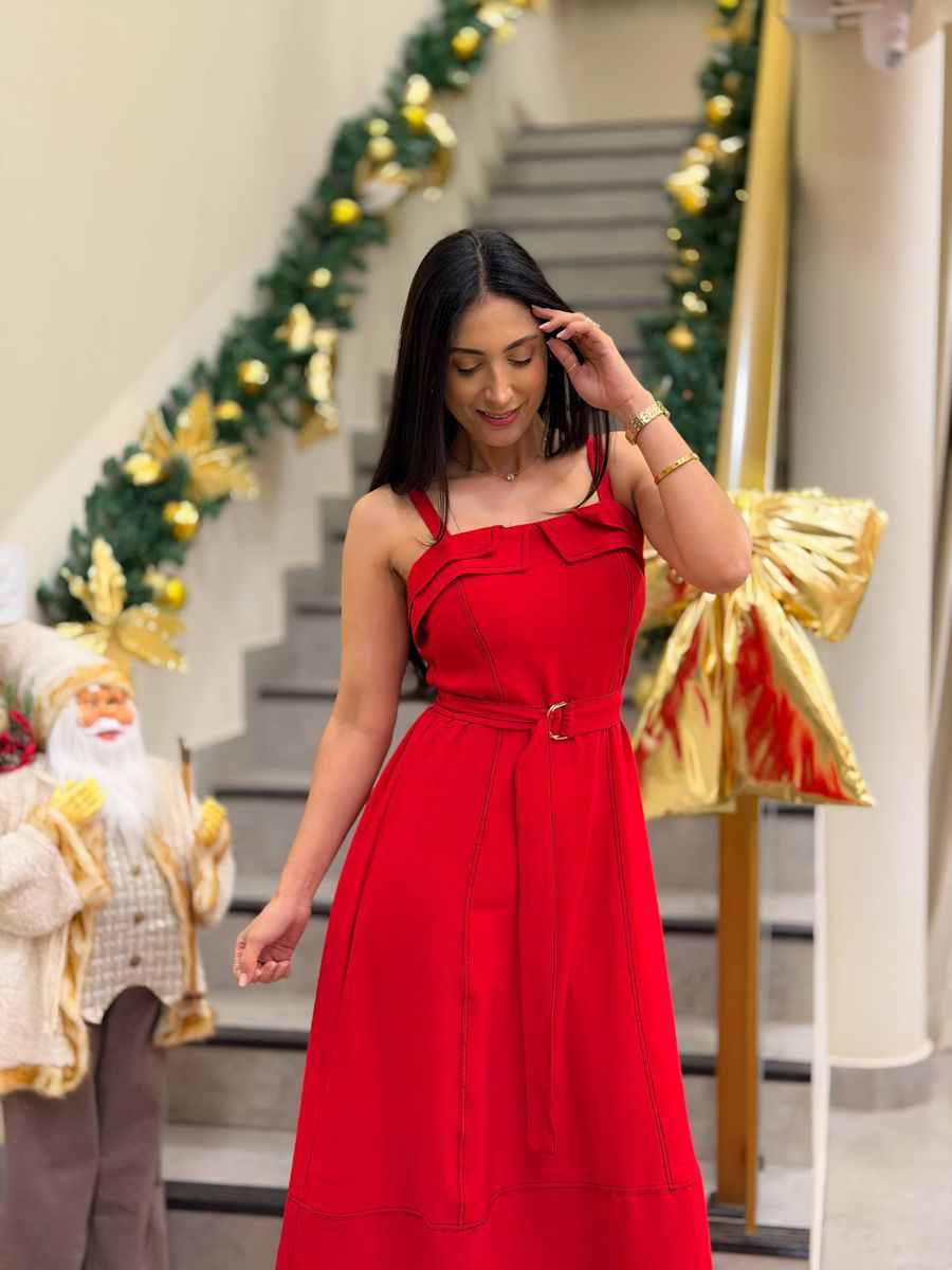 Vestido Lais Vermelho