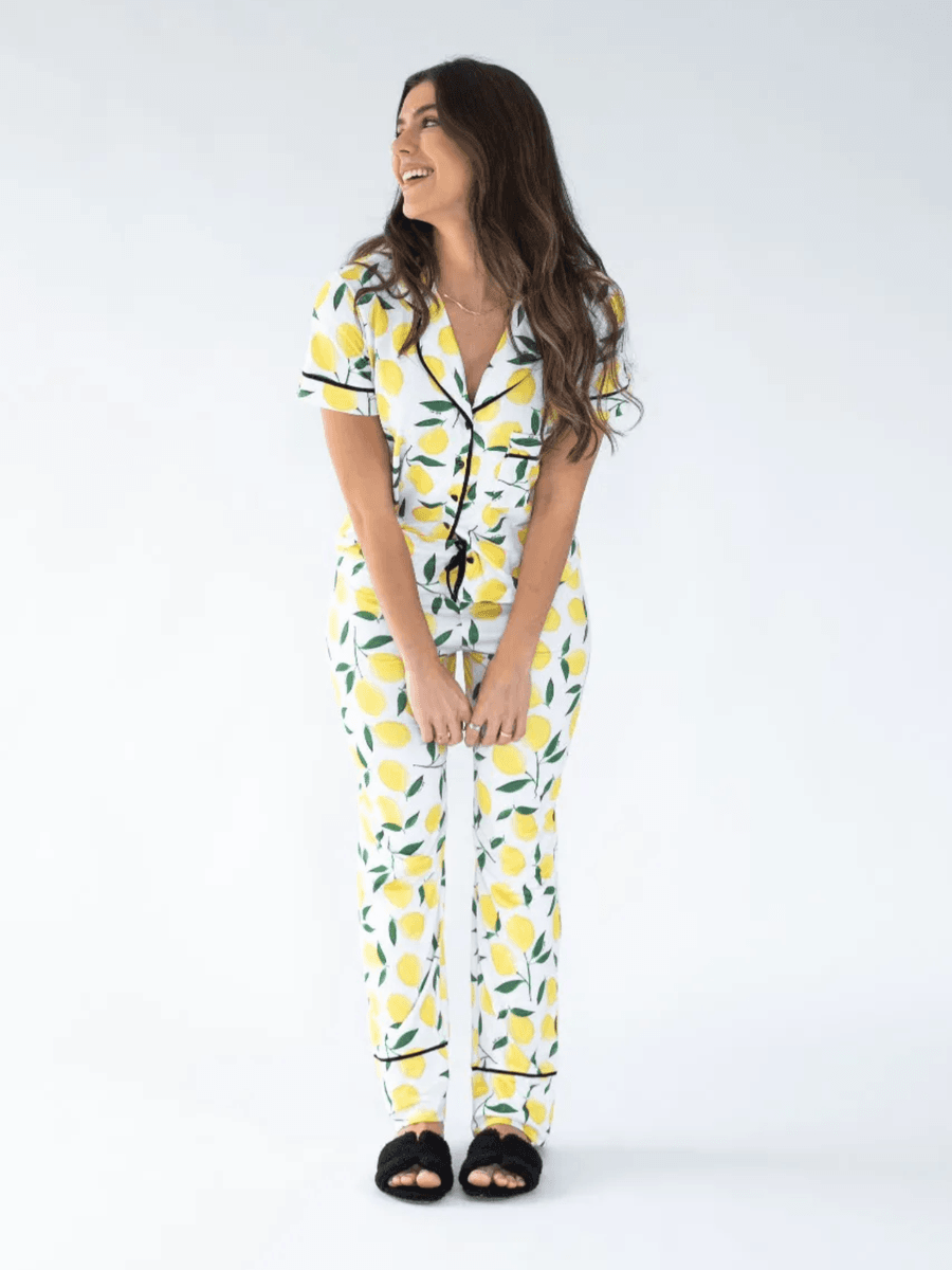 Pijama Feminino Americano Meia Estação Ana Limão Siciliano