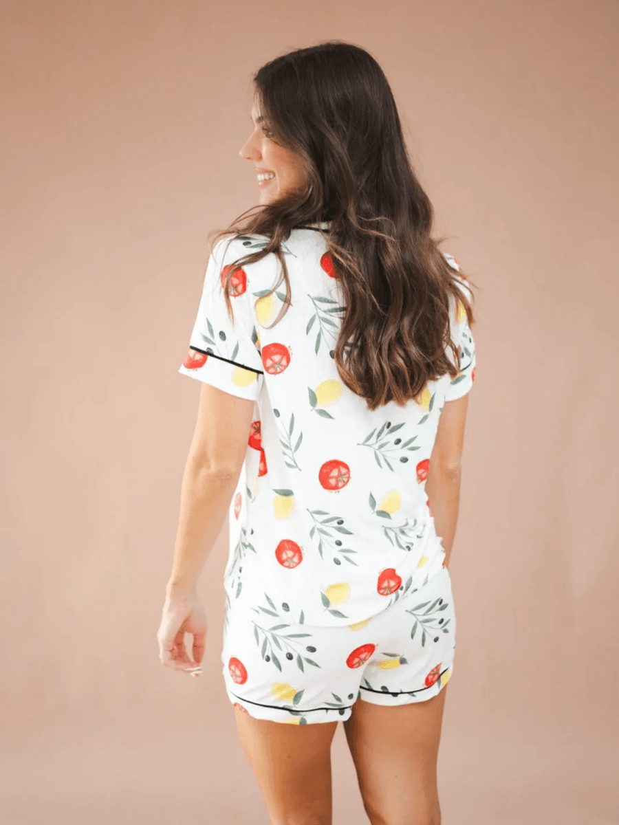 Pijama Feminino Americano Curto Agda Tomates