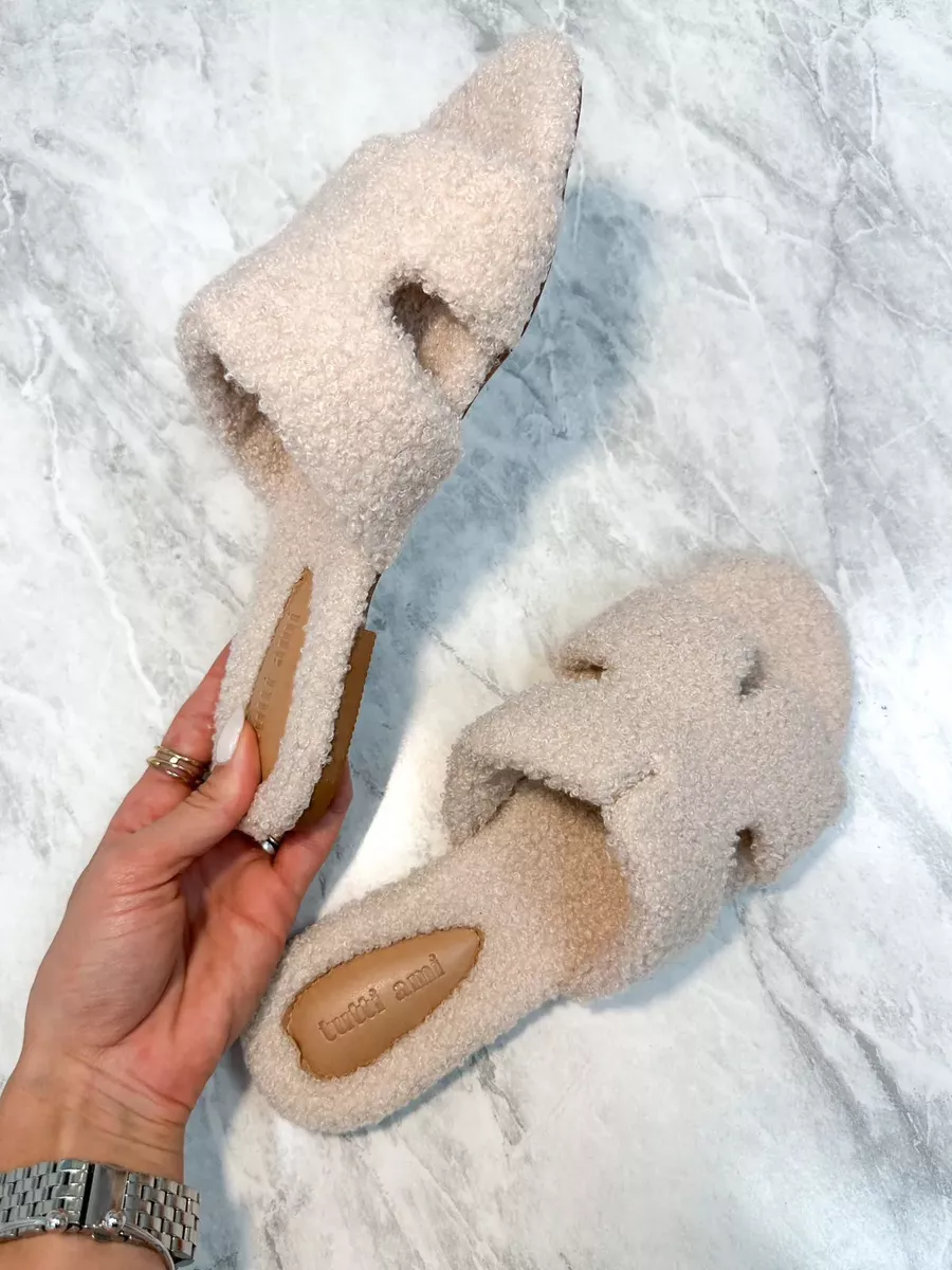 Chinelo Pantufa Sofih Areia