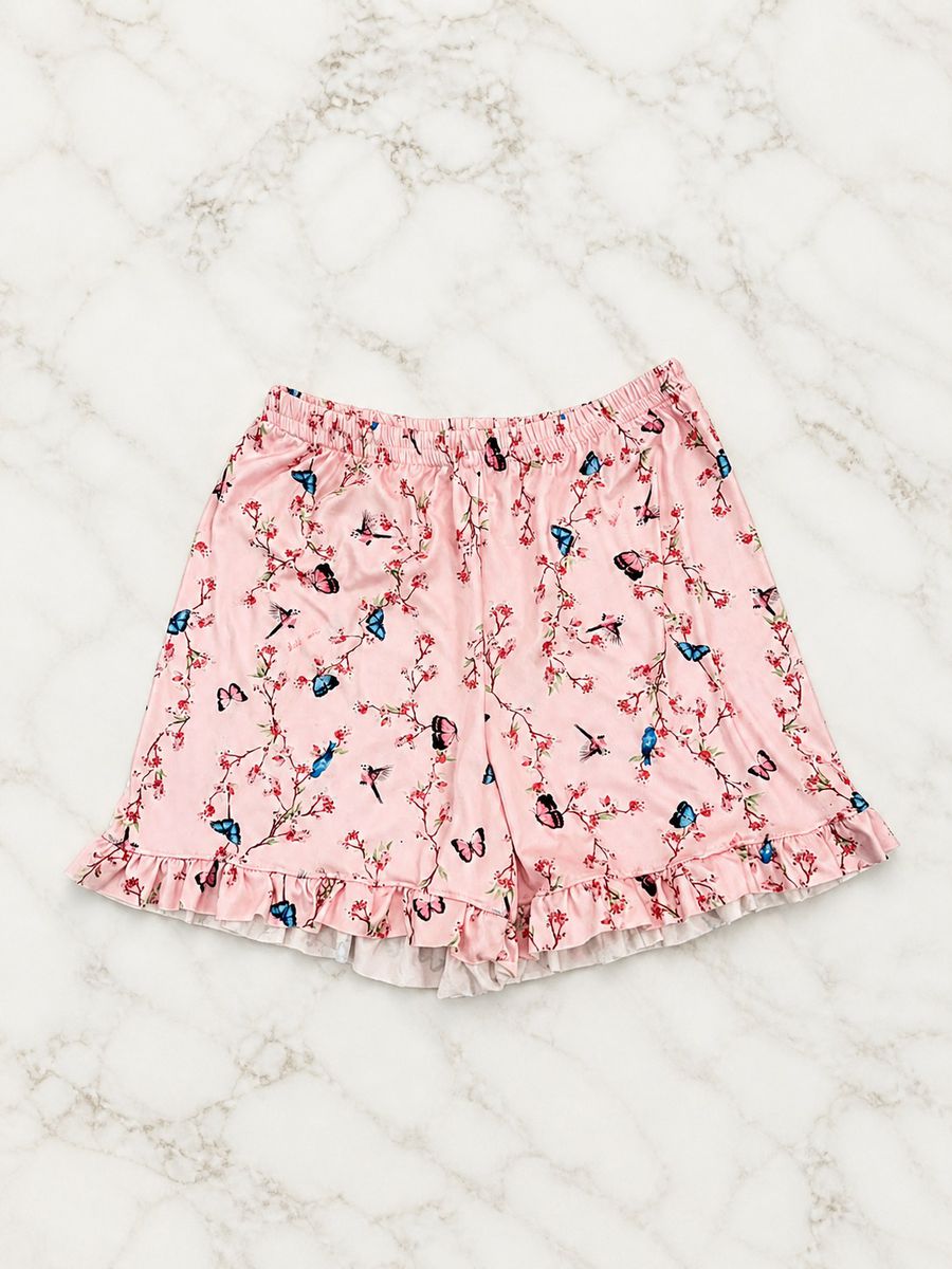 Pijama Feminino Americano Curto Borboletas 5