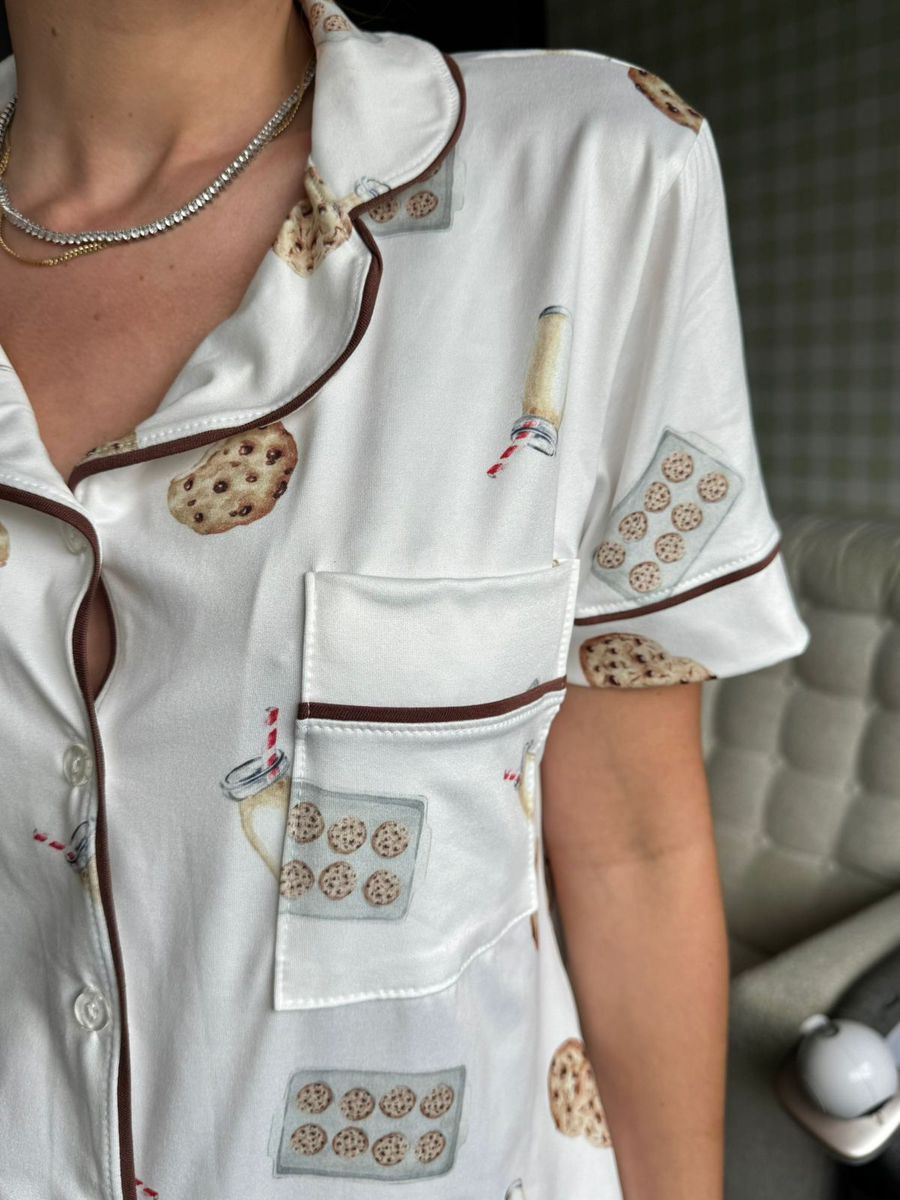 Pijama Feminino Americano Curto Cookies 2