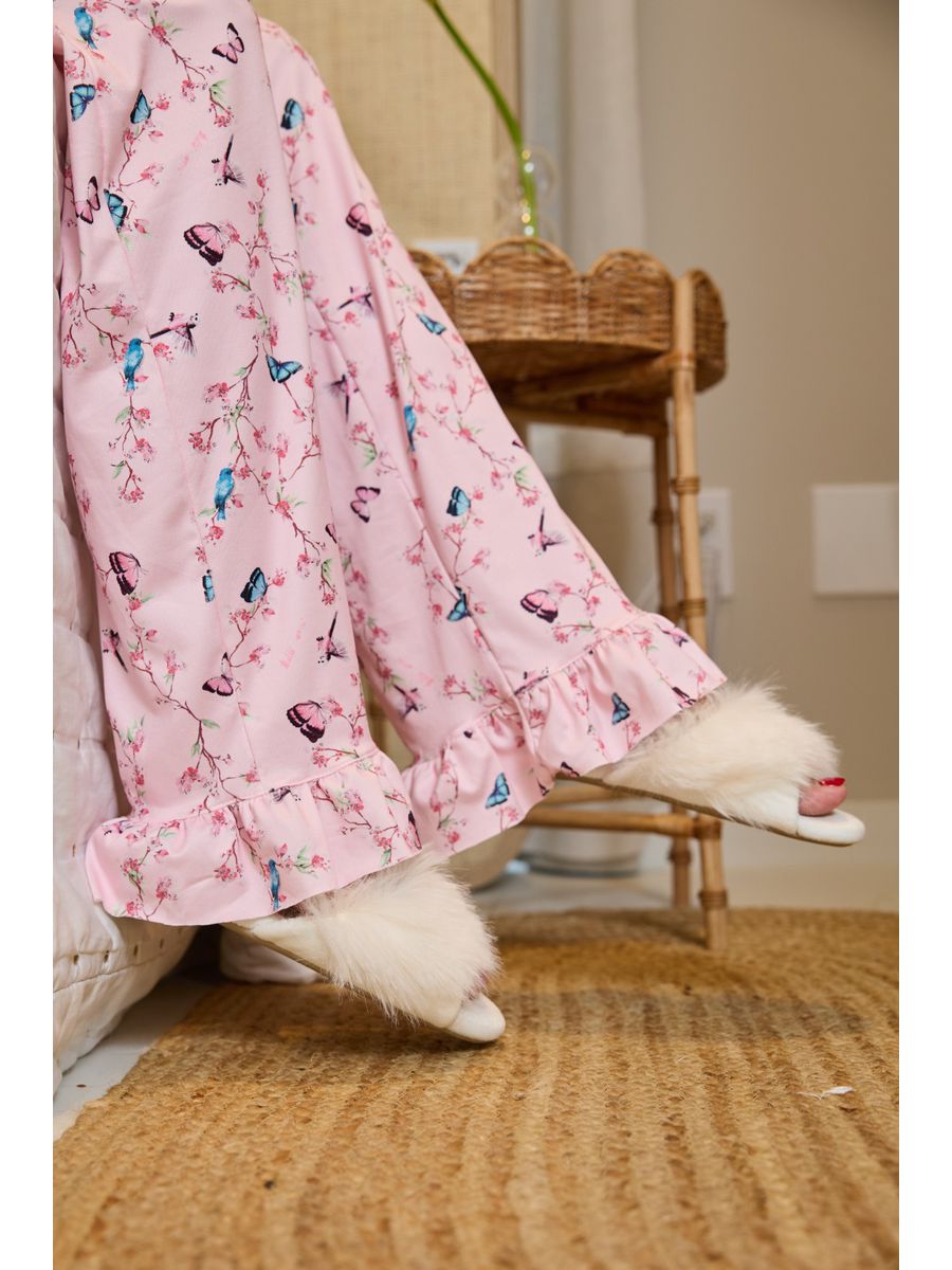 Pijama Feminino Americano Longo Borboletas 4