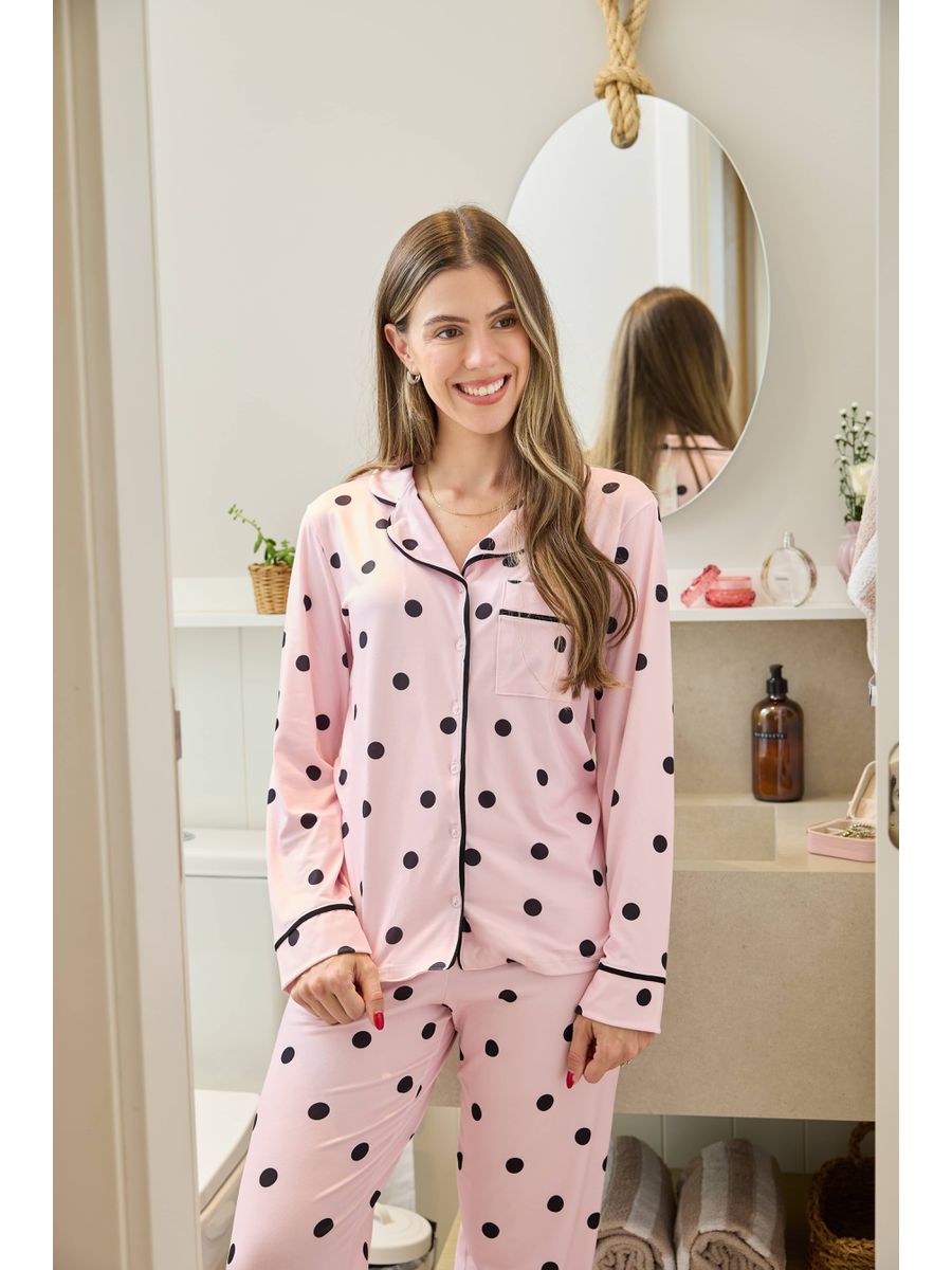 Pijama Feminino Americano Longo Poás 1