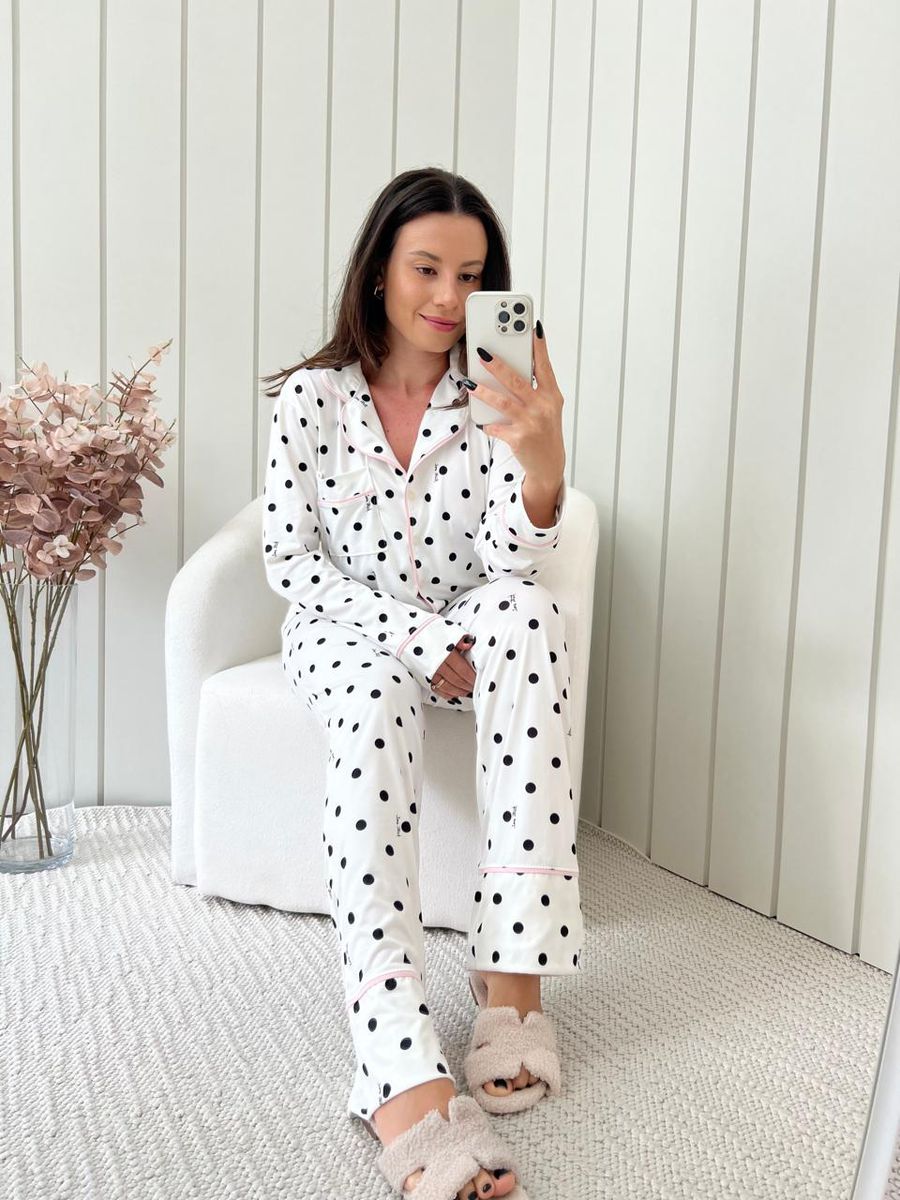 Pijama Feminino Americano Longo Poás