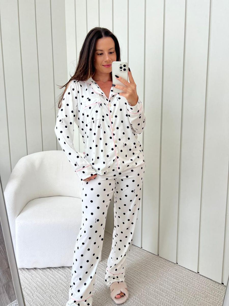 Pijama Feminino Americano Longo Poás