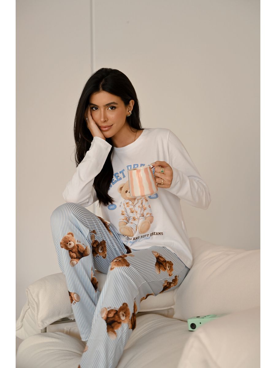 Pijama Feminino Longo New Bear 1