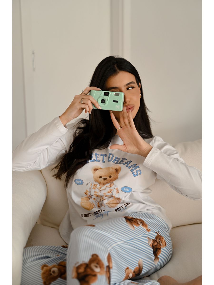 Pijama Feminino Longo New Bear 3