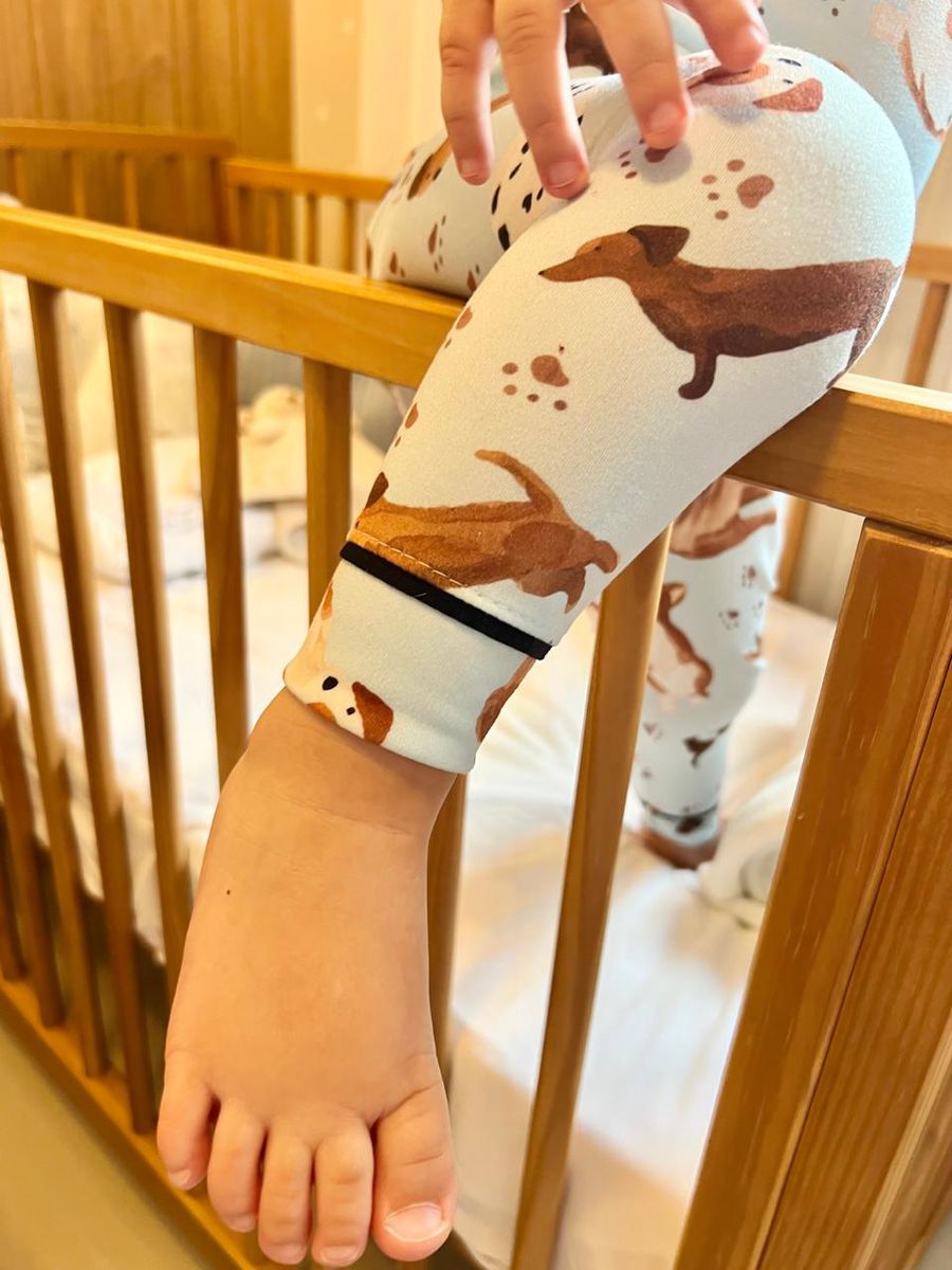 Conjunto Bebê Body e Calça Dogs