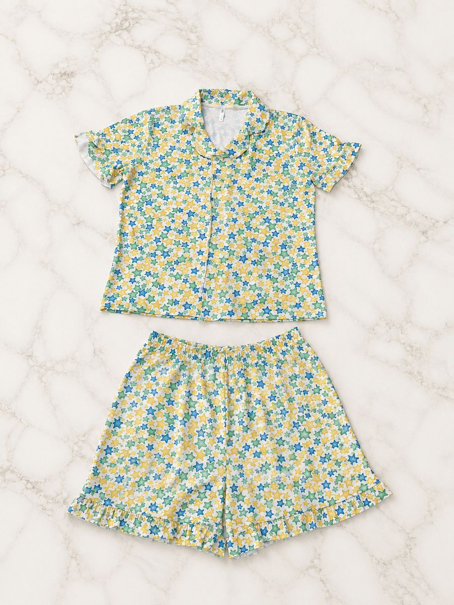 Pijama Feminino Americano Curto Brasil 6