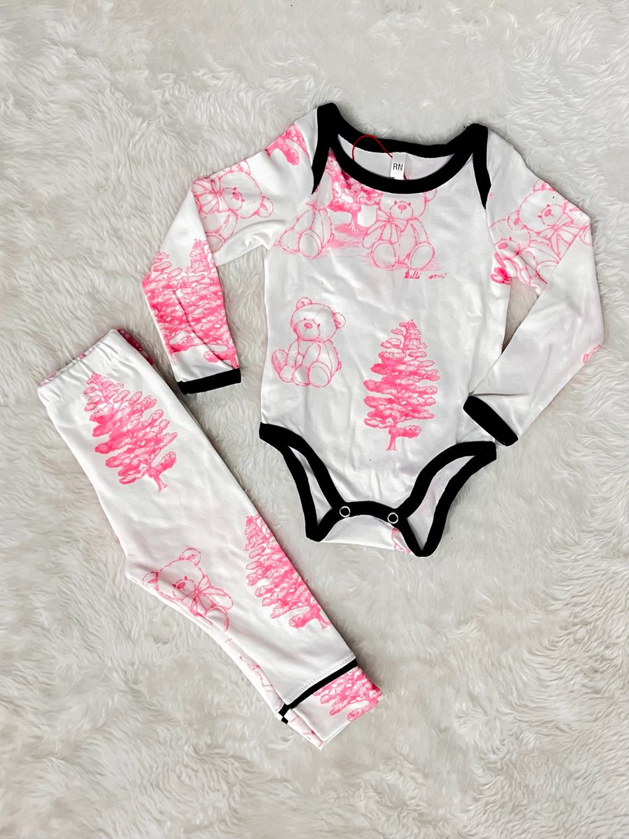 Conjunto Bebê Body e Calça Toile Joy