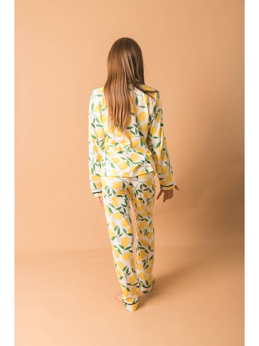 Pijama Infantil Americano Longo Limão Siciliano