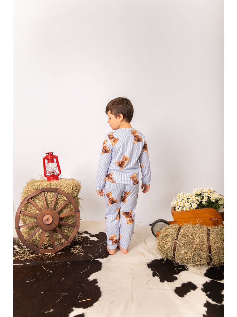 Pijama Infantil longo New Bear Ursos