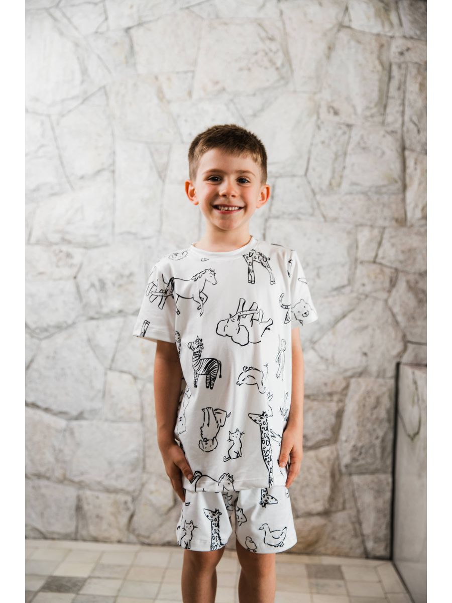 PRÉ-VENDA Pijama Infantil Curto Para Colorir