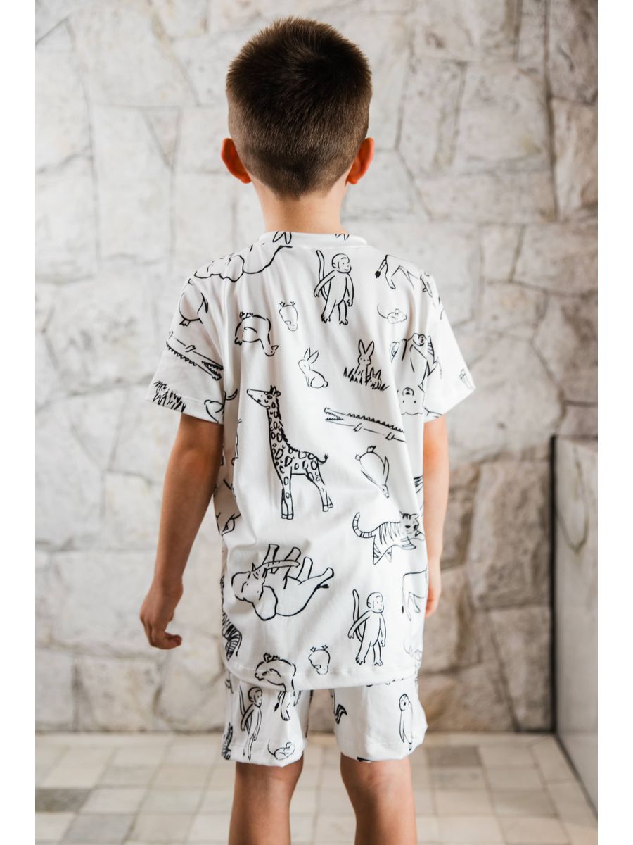 PRÉ-VENDA Pijama Infantil Curto Para Colorir