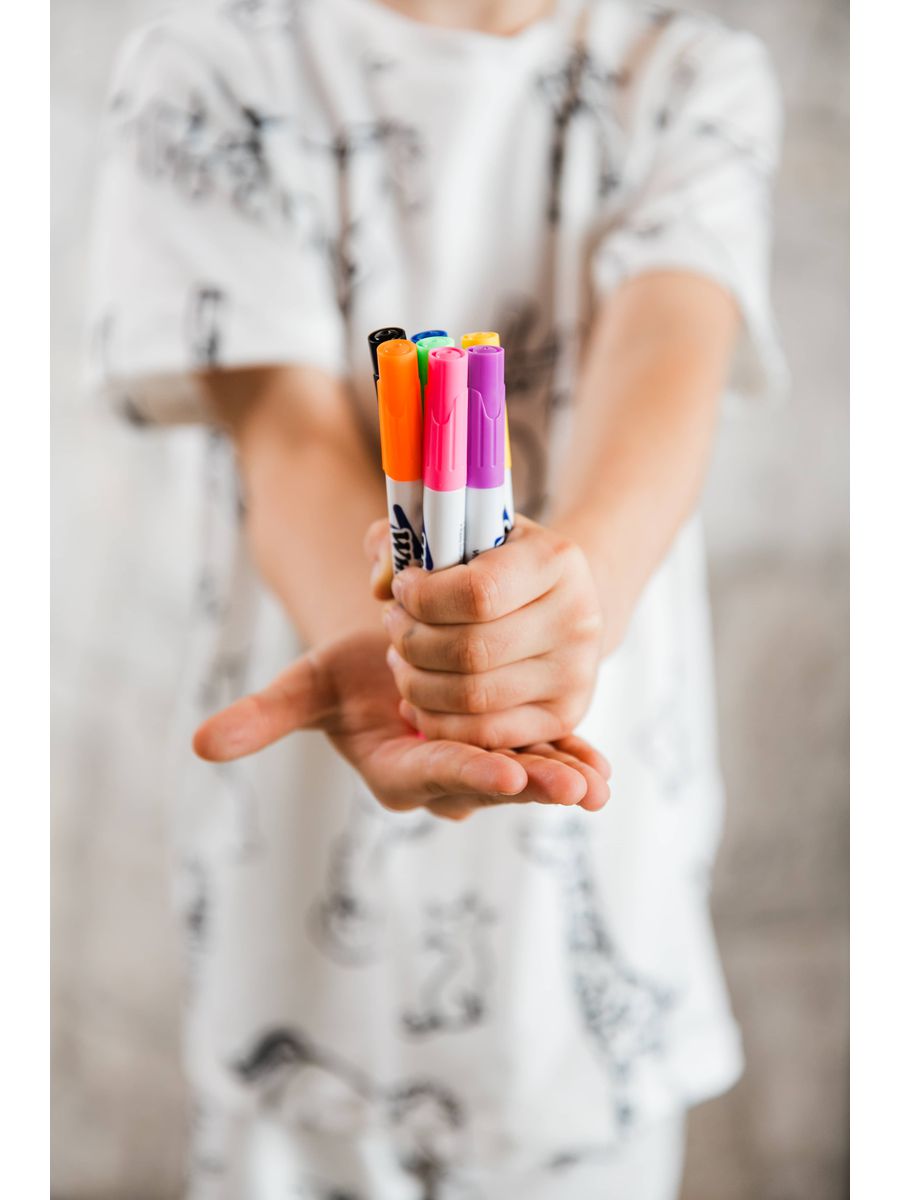 PRÉ-VENDA Pijama Infantil Curto Para Colorir