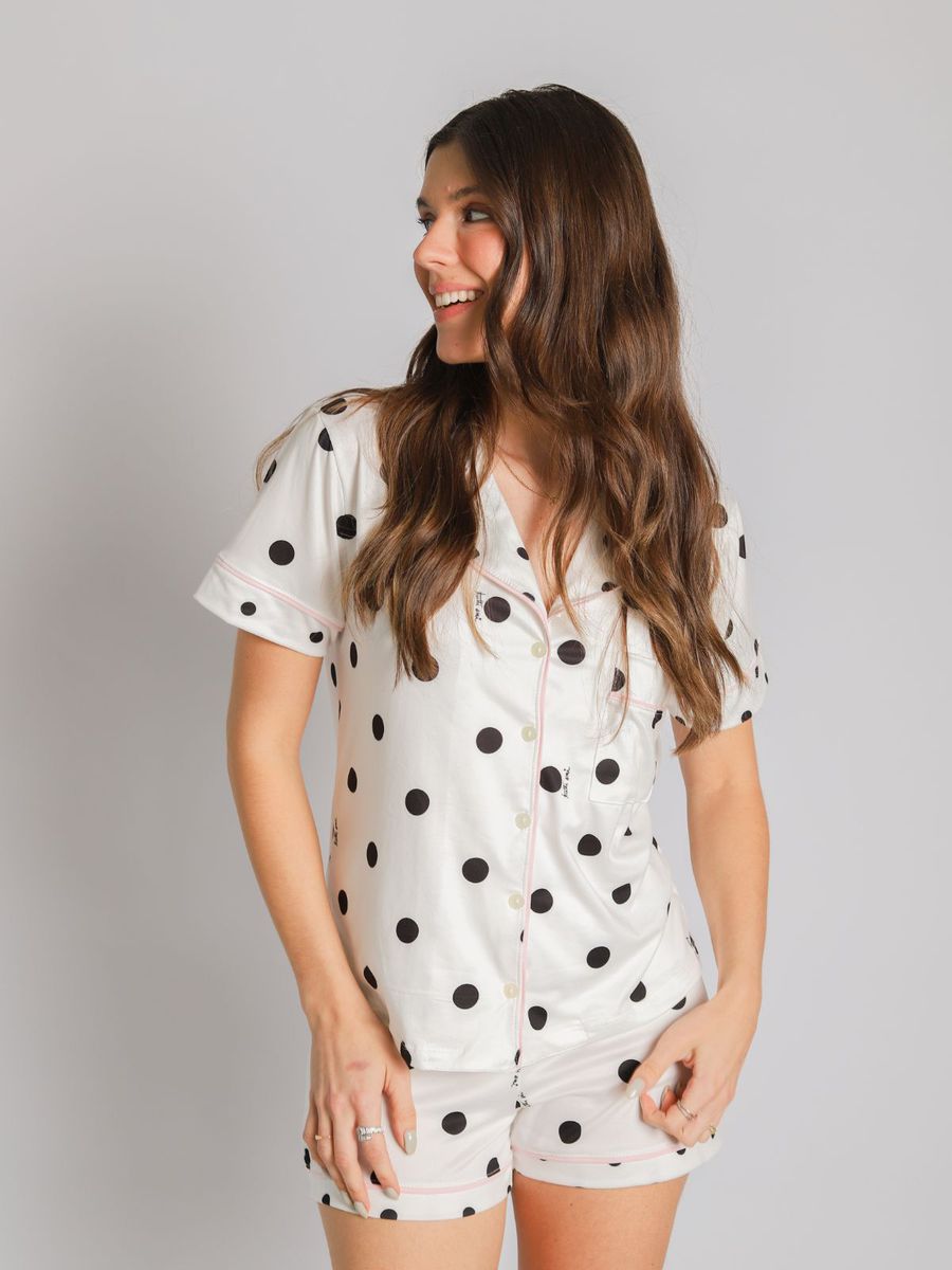 Pijama Feminino Americano Curto Poás
