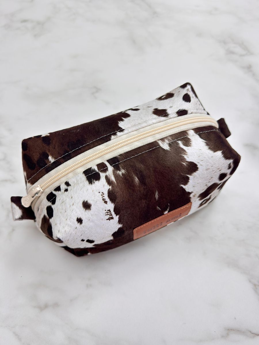 Necessaire Estampa Exclusiva Vaca Animal Print