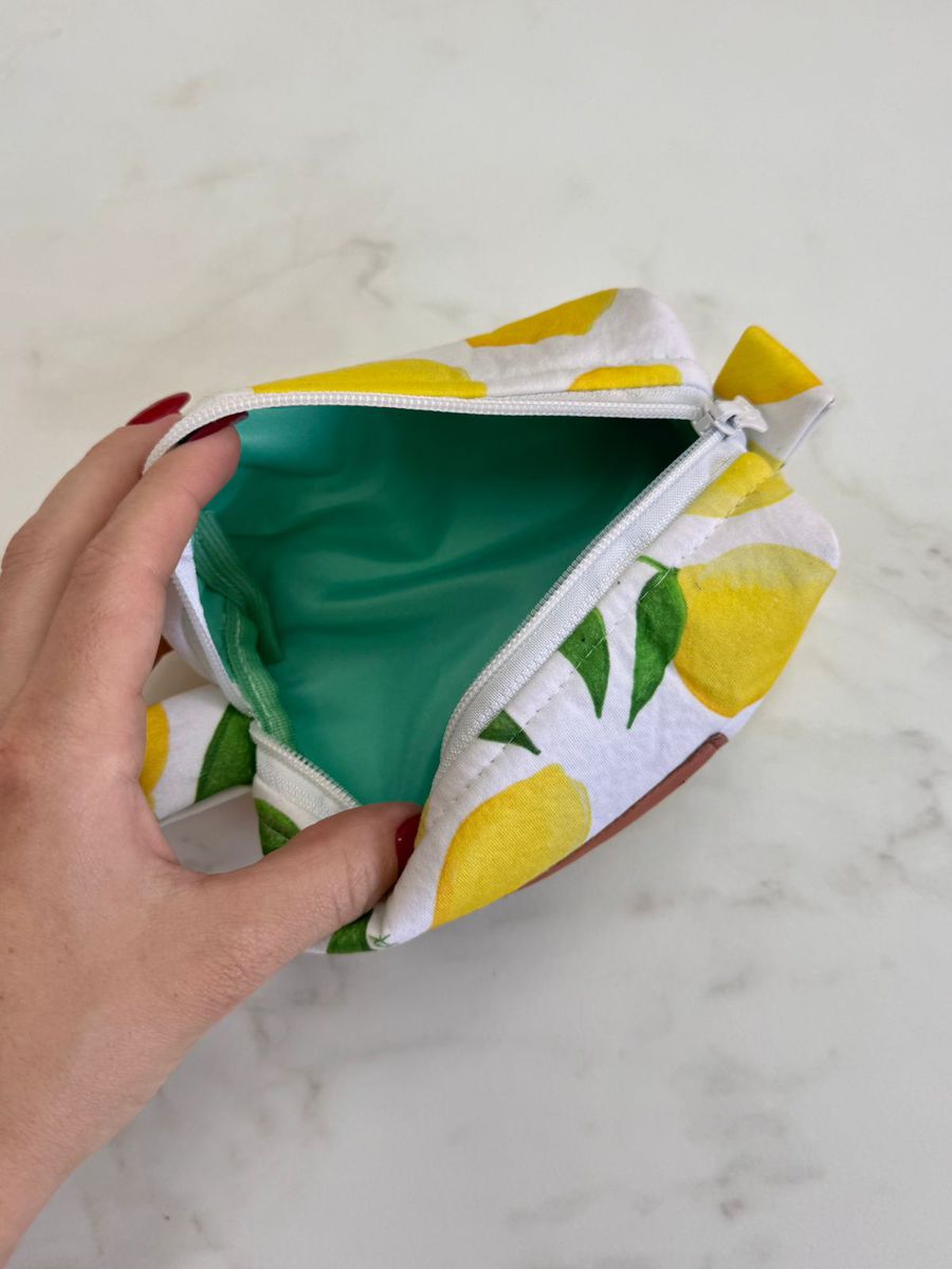 Necessaire Estampa Exclusiva Limão Siciliano