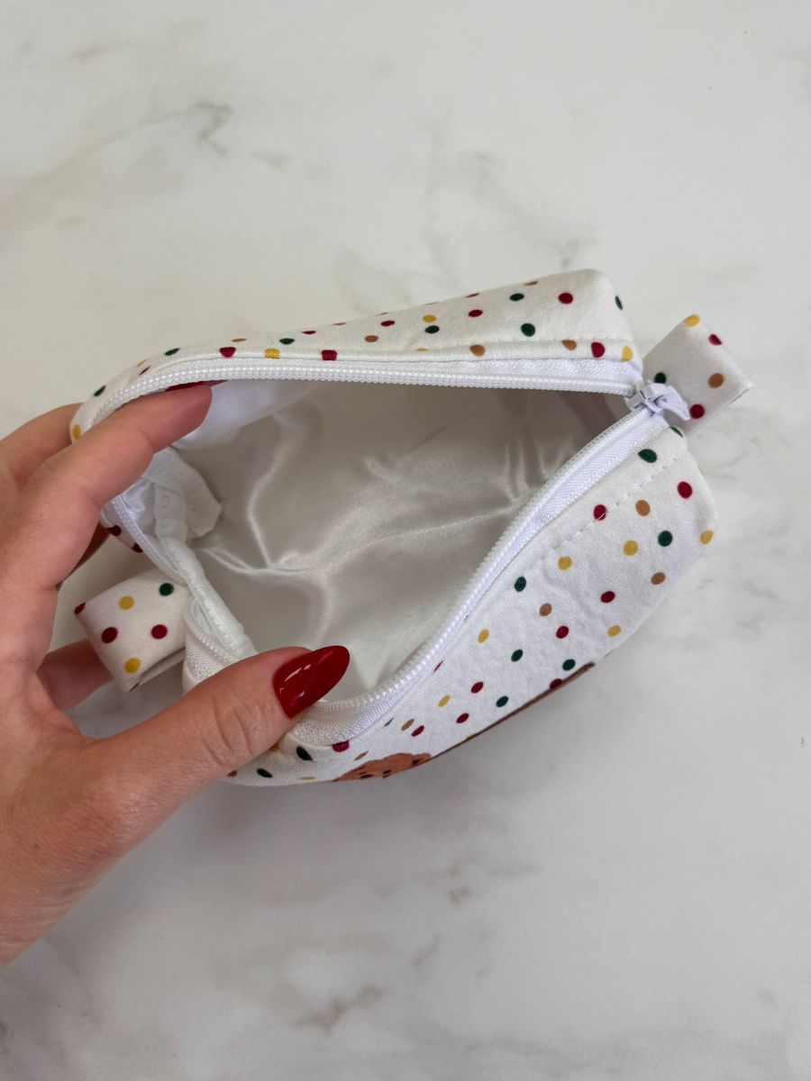 Necessaire Estampa Exclusiva Ursos Colorido