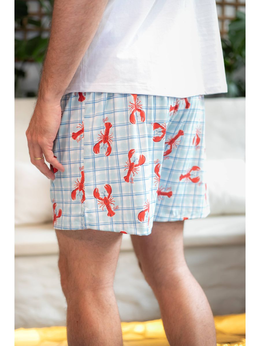 Pijama Masculino Curto Lagosta