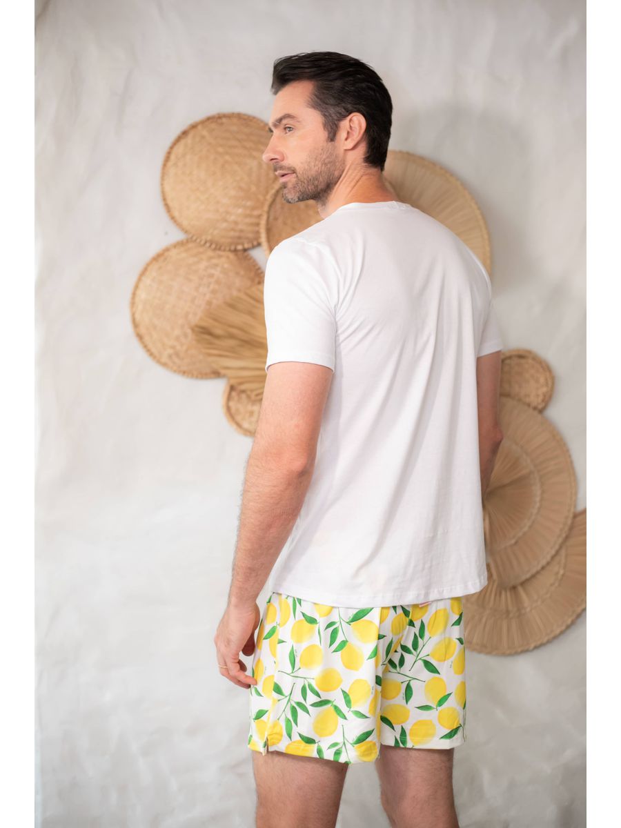 Pijama Masculino Curto Limão Siciliano