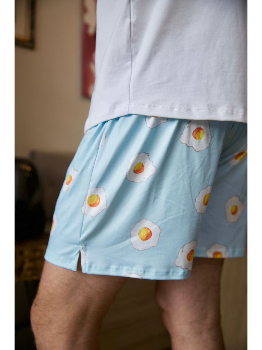 Pijama Masculino Curto Ovos