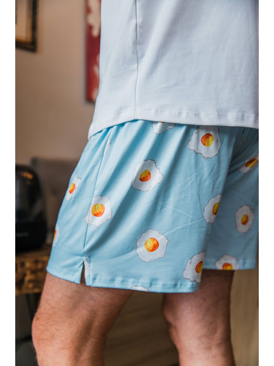 Pijama Masculino Curto Ovos