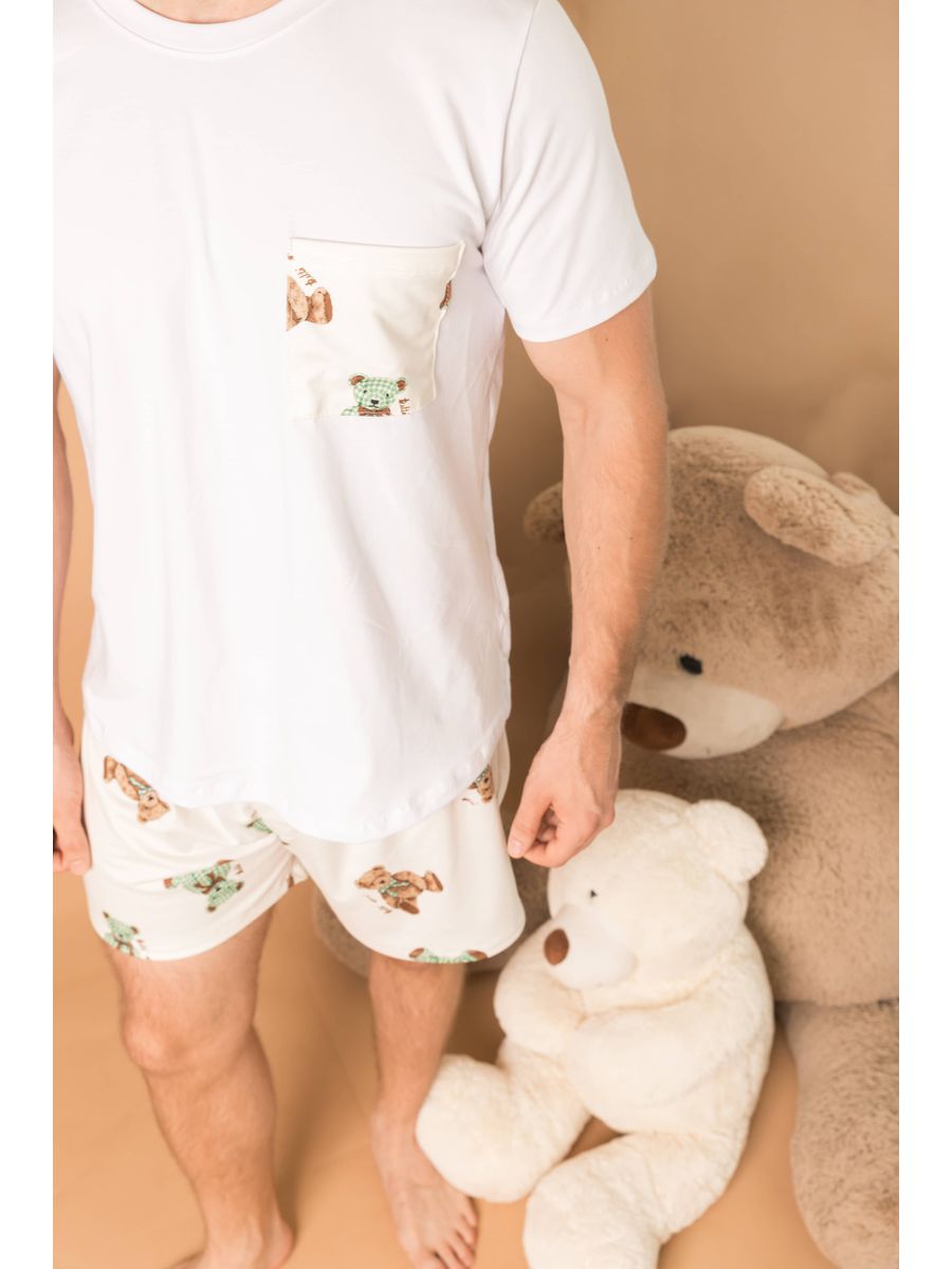 Pijama Masculino Curto Ursos