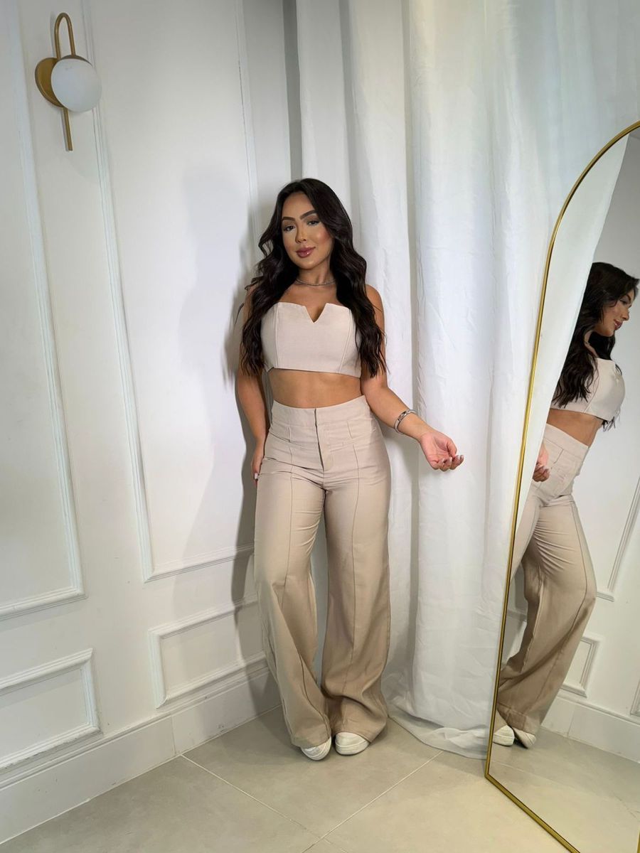 CONJUNTO - PEROLA BEGE