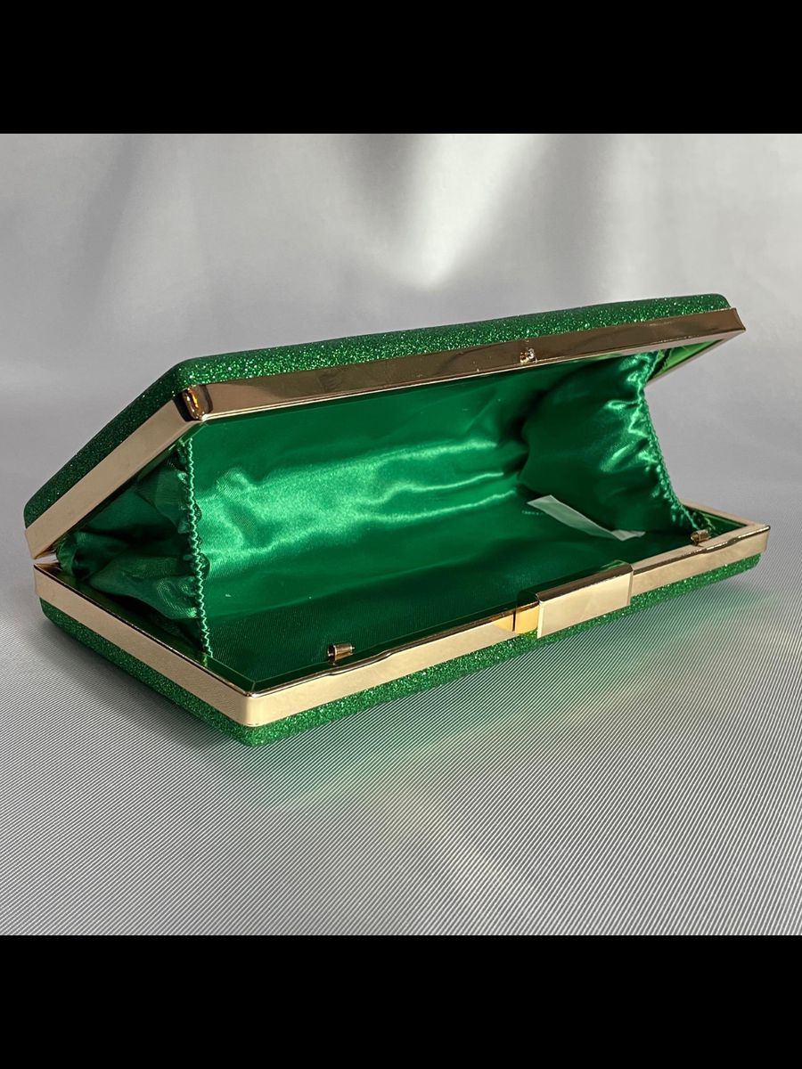 Bolsa Clutch Pequena De Festa, Elegância Para Casamento, Formatura E Balada Verde Oliva