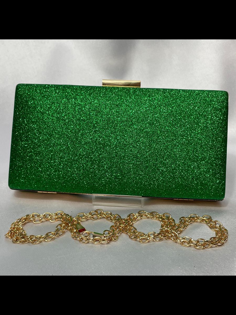 Bolsa Clutch Pequena De Festa, Elegância Para Casamento, Formatura E Balada Verde Oliva