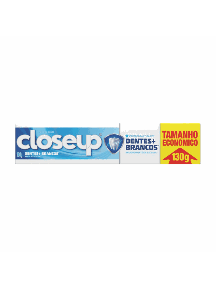 Creme Dental Close Up Dentes + Brancos Com Menta 130g