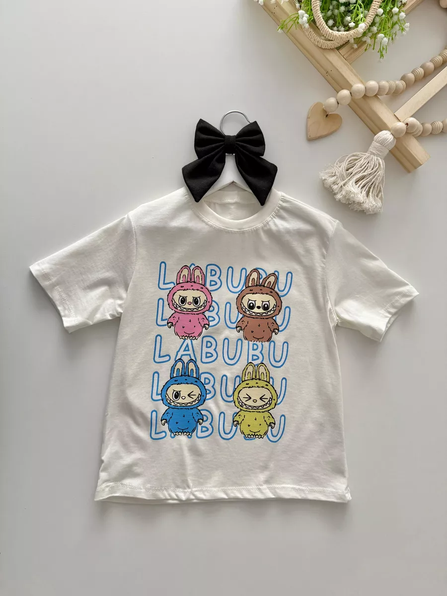 T-shirt Labubu Off White | Dondokinha Kids