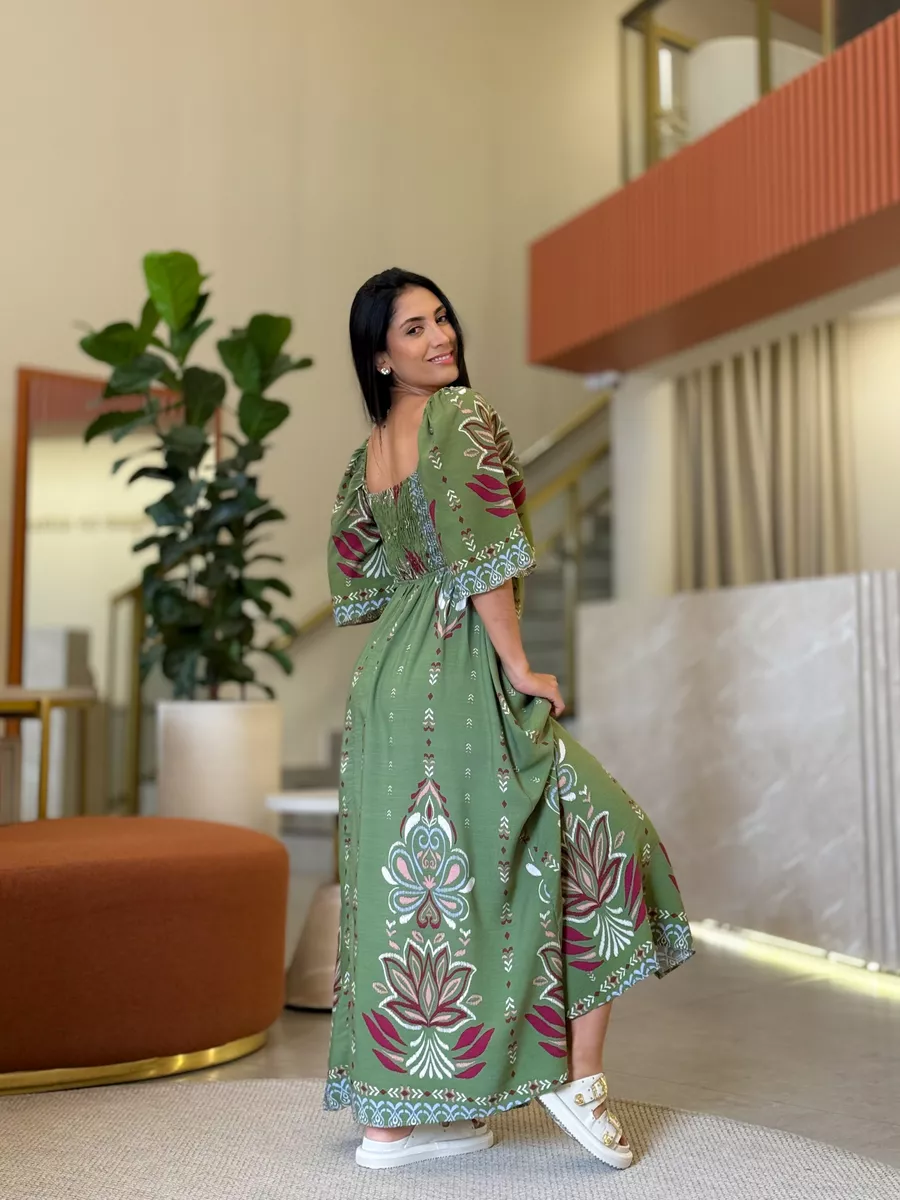 Vestido Aline Verde