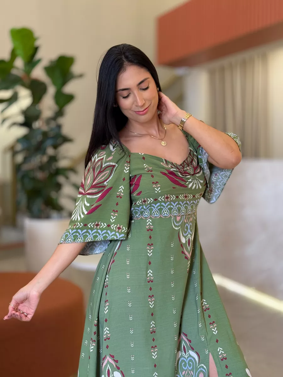 Vestido Aline Verde