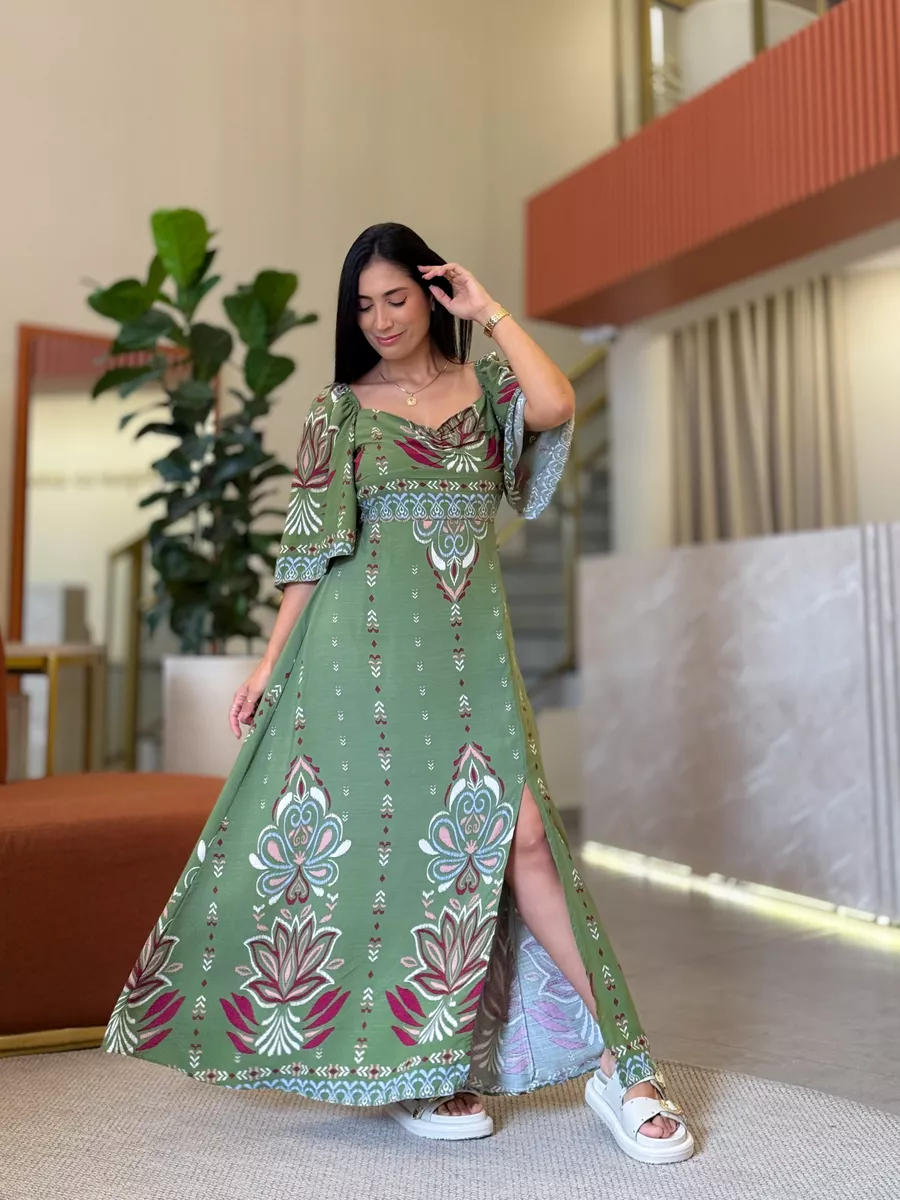 Vestido Aline Verde