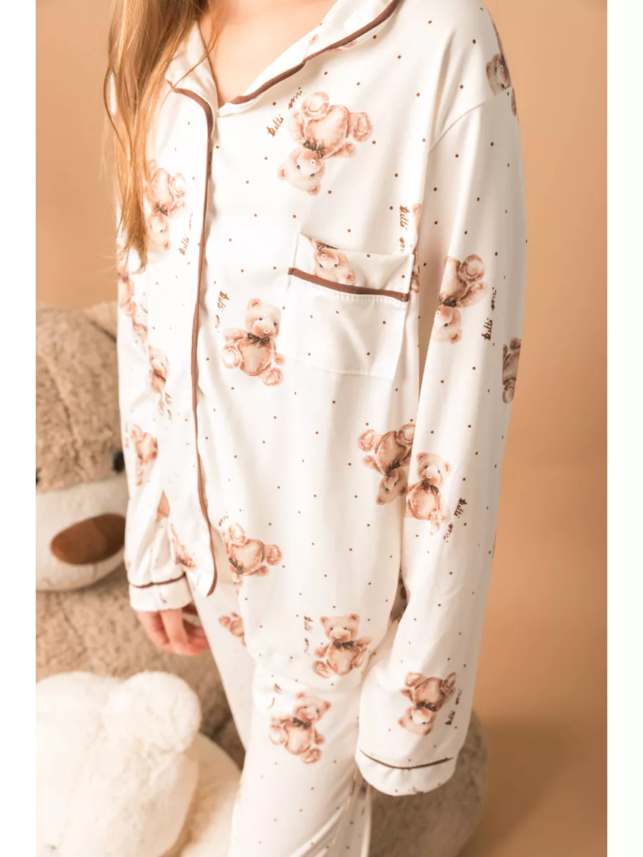 Pijama Infantil Americano Longo Ursos Poás