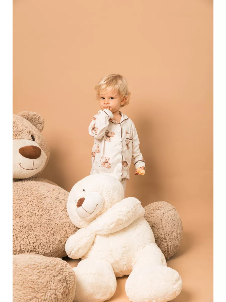 Pijama Infantil Americano Longo Ursos Poás