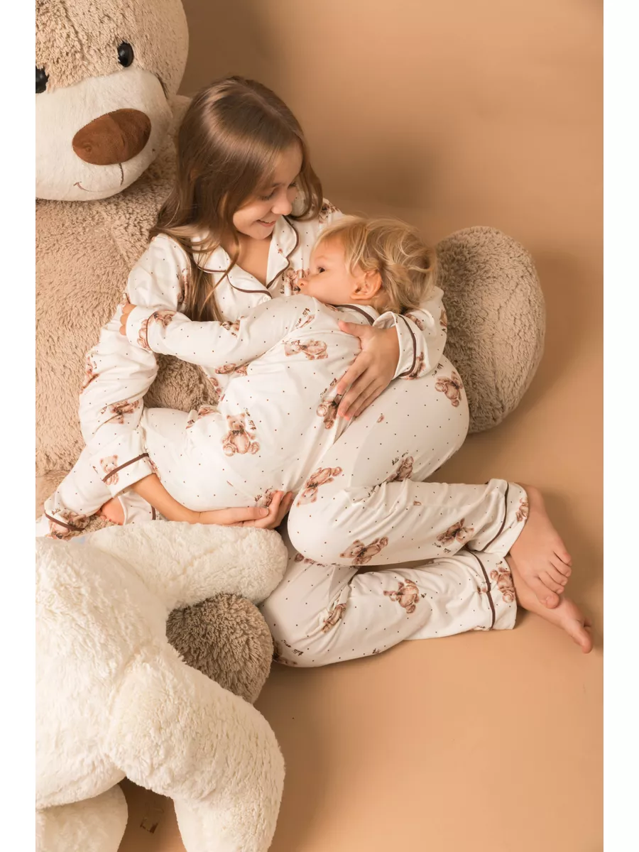 Pijama Infantil Americano Longo Ursos Poás